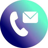 Contact Us Icon Design vector