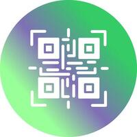 QR Code Reader Icon Design vector