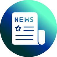 News Headlines Icon Design vector