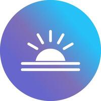 Sunrise Icon Design vector