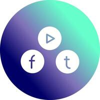 Social Media Icon Design vector