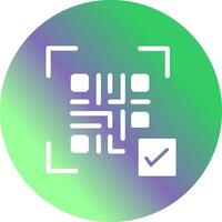 QR Code Link Icon Design vector