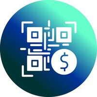 QR Code Payment Icon Design vector
