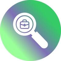 Job Hunting Icon Design vector
