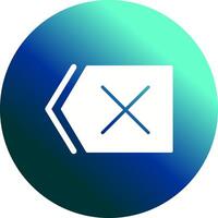 Delete Icon Design vector