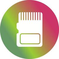 Memory Cards Icon Design vector
