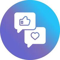 User Feedback Icon Design vector