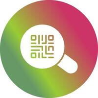 QR Code App Icon Design vector