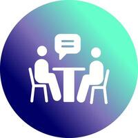 News Interview Icon Design vector