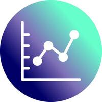 Business Graph Icon Design vector