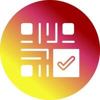QR Code Checkout Icon Design vector