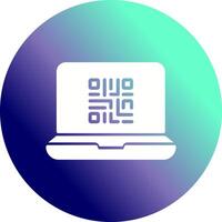 QR Code Scanner App Icon Design vector