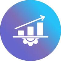 Performance Metrics Icon Design vector