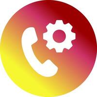 Technical Help Icon Design vector