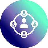 Networking Icon Design vector