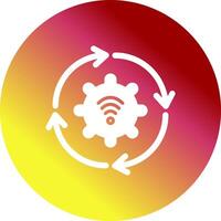 Automated Process Icon Design vector