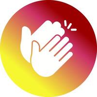 Clapping Hands Icon Design vector