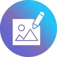 Photography Editing Icon Design vector