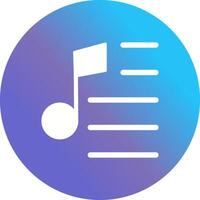 Party Playlist Icon Design vector