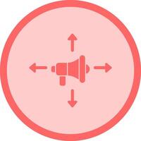 Ad Campaign Icon Design vector