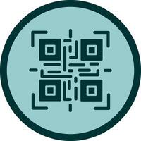QR Code Reader Icon Design vector
