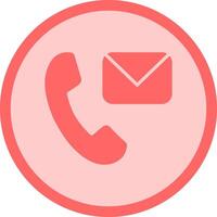 Contact Us Icon Design vector