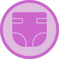 Diaper Changing Icon Design vector