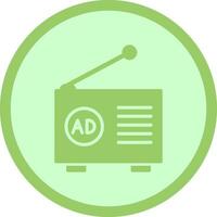 Radio Ad Icon Design vector
