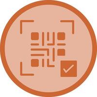QR Code Link Icon Design vector