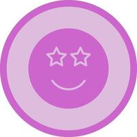 Star-Struck Icon Design vector