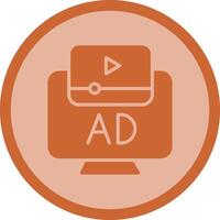 Ad Icon Design vector
