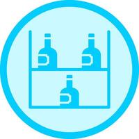 Wine Rack Icon Design vector