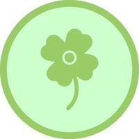 Four Leaf Clover Icon Design vector