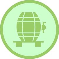 Wine Cask Icon Design vector