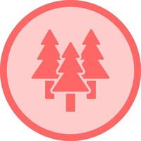 Evergreen Tree Icon Design vector