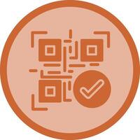 Barcode Verification Icon Design vector