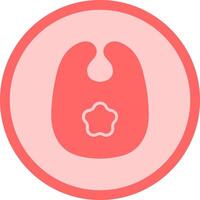 Cute Bibs Icon Design vector