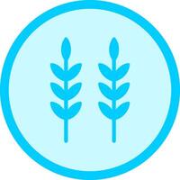 Sheaf of Rice Icon Design vector