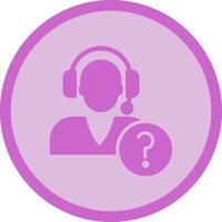 Help Request Icon Design vector