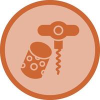 Wine Cork Icon Design vector