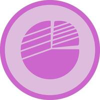 Pie Chart Icon Design vector