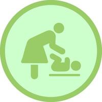Changing Table Icon Design vector