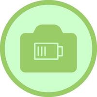 Camera Batteries Icon Design vector