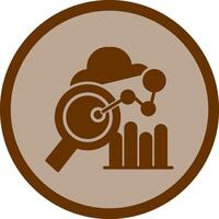 Workforce Analytics Icon Design vector