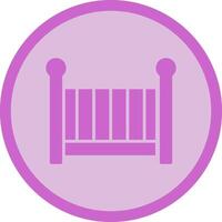 Nursery Cots Icon Design vector