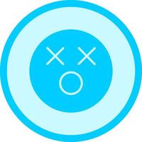Dizzy Face Icon Design vector