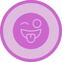 Zany Face Icon Design vector