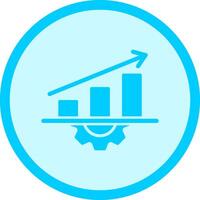 Performance Metrics Icon Design vector