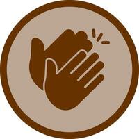 Clapping Hands Icon Design vector