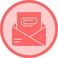 Attachment Clip Icon Design vector